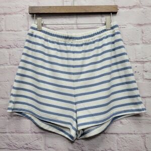NEW Tuckernuck Striped Terrycloth Driftwood Shorts Size S Coastal Beachy Lounge